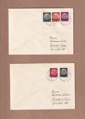 Poland OSTEN Overprints – Set-14 – on 5 Matched postmarked Krakau 3 OCTOBER 1940