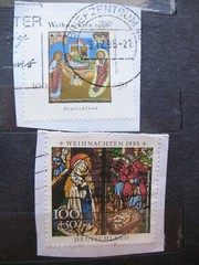 Germany Deutschland Weihnachten Stamps 1994 1995 1996 1997