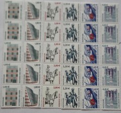 Germany Scott #2206,2208,2209,2210,2211 MNH OG XF 2002-2004 Qty 5 Stamps Each
