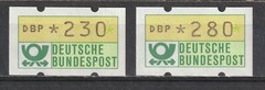 West Berlin 1981 ATM: Lot 2: (XF MNH W/ Back Ser #) Michel Stamp value $63.00