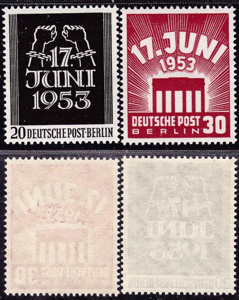 Belin West-1953″ East German Workers Strike“,set,MNH