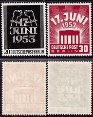 Belin West-1953″ East German Workers Strike“,set,MNH