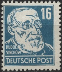 East Germany 1953 #123-125,127,131,133 6pf-60pf (wmk 297), Various people, MH