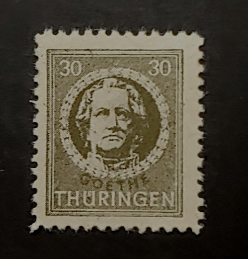 CLASSIC THÜRINGEN 30PF PERF GERMANY DEUTSCHLAND VF MNH(K6)