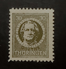 CLASSIC THÜRINGEN 30PF PERF GERMANY DEUTSCHLAND VF MNH(K6)