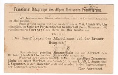 GERMANY 1903 ANTI ALCOHOL TEMPERANCE POSTCARD POSTAGE DUE TO SWITZERLAND