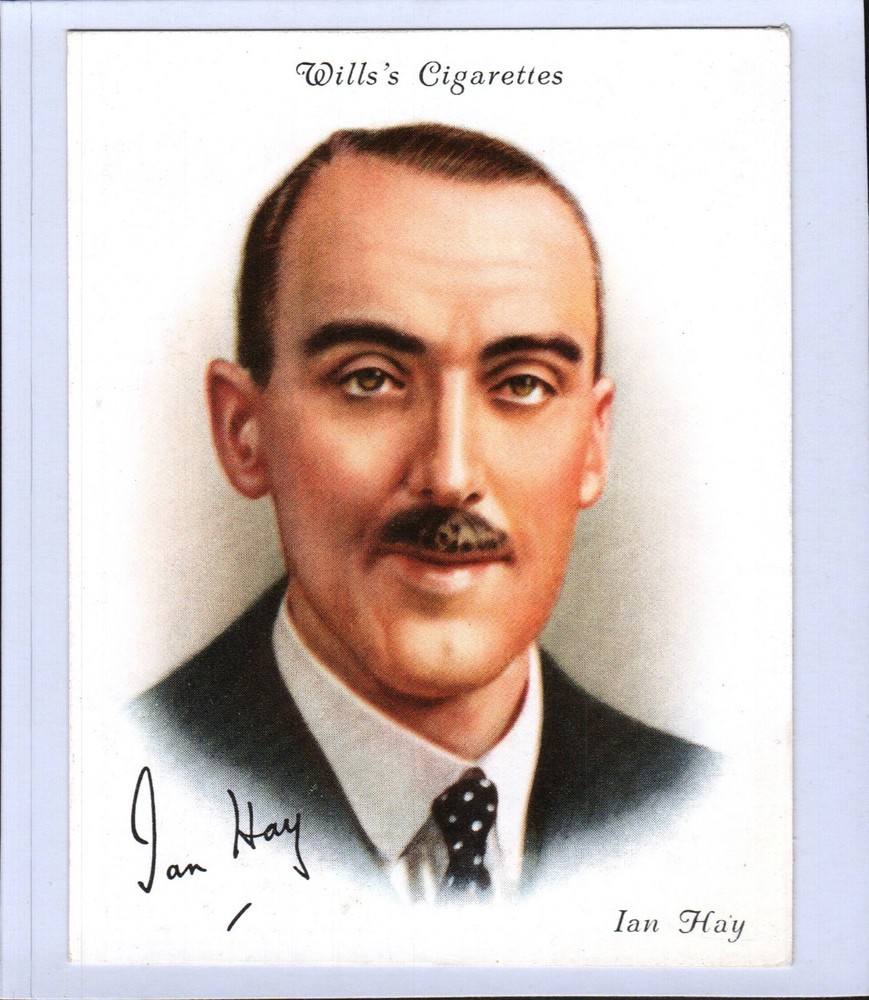 Wills – Famous British Authors – 1937 – A series of 40 – Card No.13 Ian Hay