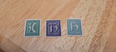 Lot of 3 Travelstamps: 1921 Stamp Germany Deutsches Reich, MNH