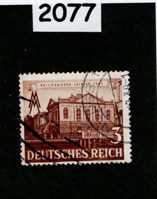 Used stamp Sc #498 1941 Spring fair Leipzig Germany WWII #2077