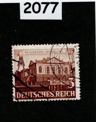 Used stamp Sc #498 1941 Spring fair Leipzig Germany WWII #2077