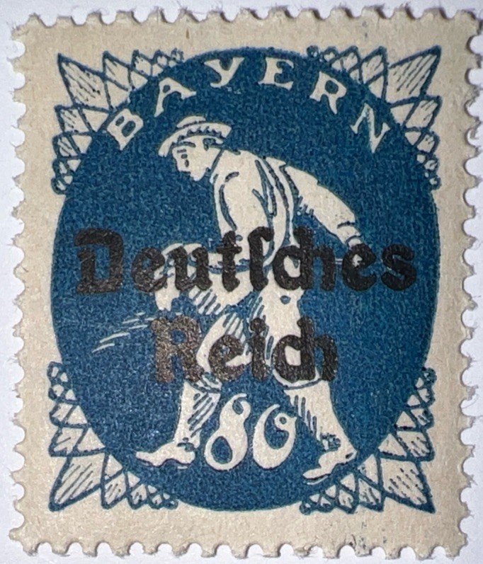 Travelstamps: 1920 German Republic Bavaria Bayern Sc# 265, Mint,Og, Never Hinged