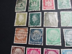 Germany Stamps – 25 stamps -1920’s and 30’s – hinged – used -nice lot