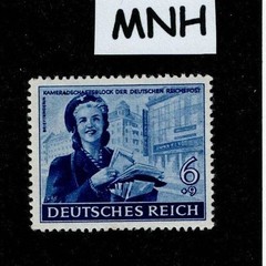 MNH stamp B272 Letter carrier Hitlers Postal & Culture fund Germany 1944