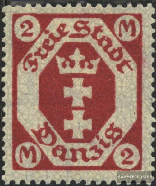 Gdansk 96 MNH 1922 clear brands