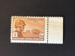 GERMANY CROATIA WWII-CROATIAN LEGION, 9+4.50 K. MNH /s2 #226