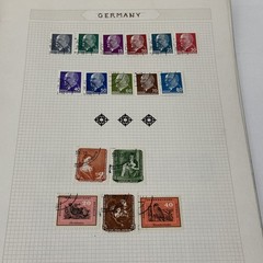 German Stamp Lot 13 Pages Of Mixed Lot