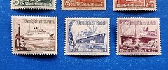 Germany Stamps, Scott B107-B115 Complete Set MNH