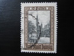 DANZIG GDANSK Mi. #211 scarce used stamp! CV $155.00