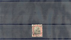 GERMAN OFF CHINA Sc 30(MI 21)F-VF USED 1901 40pf CARMINE & BLACK $18