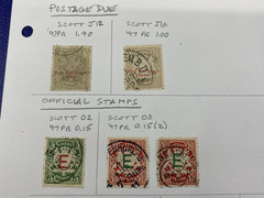 Germany States, Bavaria, Used& Mint – hinged on one album page, 1916-1920