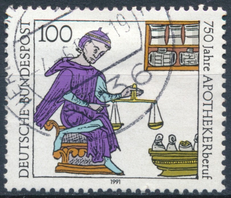 750th Anniv Promulgation of Pharmaceutical Ethics- Germany 1991 – FH – MiNr 1490