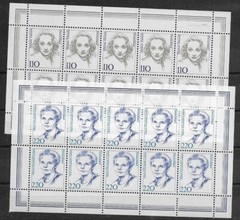 Bund BRD MiNr 1939 + 1940 mint ** as miniature sheet