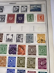 GERMANY ~several (76) German Stamps c.1920’s Full Page 2 Sides
