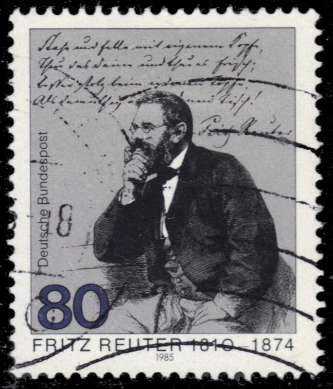 GERMANY 1449 – Freitz Reuter „Dialect Author“ (pc17321)