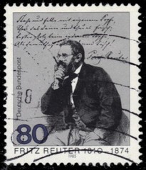 GERMANY 1449 – Freitz Reuter „Dialect Author“ (pc17321)