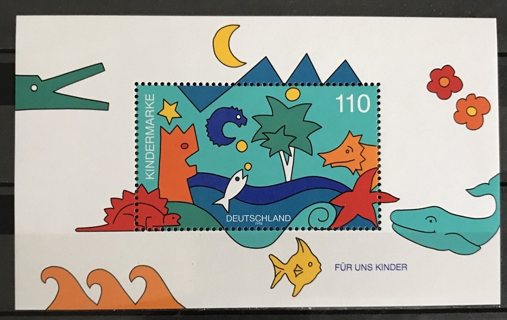 GERMANY – 1999 FOR US CHILDREN NHM M/S SG MS2843