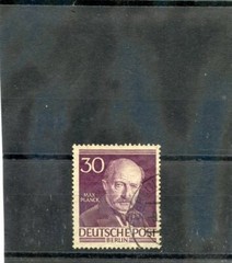 GERMANY(BER) Sc 9N42(MI 99)F-VF USED 1953 30pf DARK BROWN VIOLET $21