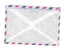 GERMANY Cover sent from Aschaffenburg to U.S. – Slogan/Pictorial cancel
