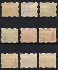 Germany 1937 MNH Mi 651-659 Sc B107-B115 Ships. Marine ** Perfect set ** 03
