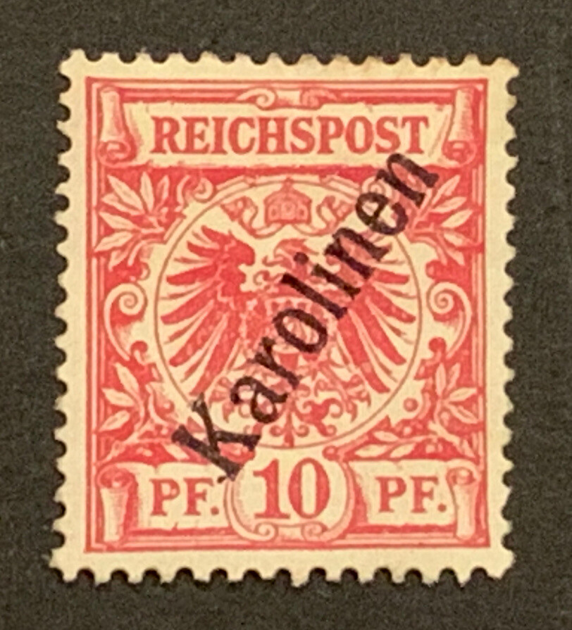 Travelstamps: Germany German Karolinen Stamps Overprinted 10pf OP Mint Ng UnWMK