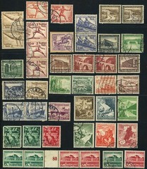 Germany Deutsches Reich Semi-Postal Stamp Collection Europe Used Mint LH