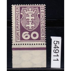 Danzig Porto 1921 Mi.Nr. P 4 b ** checked