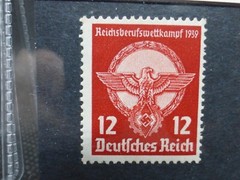 Nazi Germany 1939 Profession Competition 2 Stamp Set Reichspfennig Artifacts