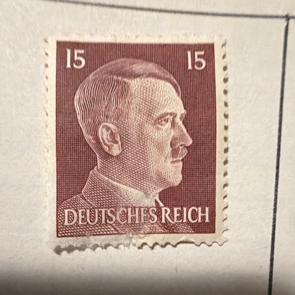 Germany Deutsches Reich 15 Brown Used Postage Stamp Uncertified