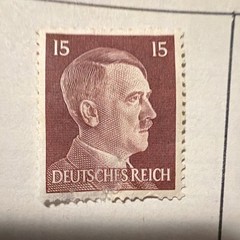 Germany Deutsches Reich 15 Brown Used Postage Stamp Uncertified