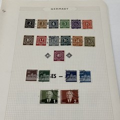 German Stamp Lot 13 Pages Of Mixed Lot