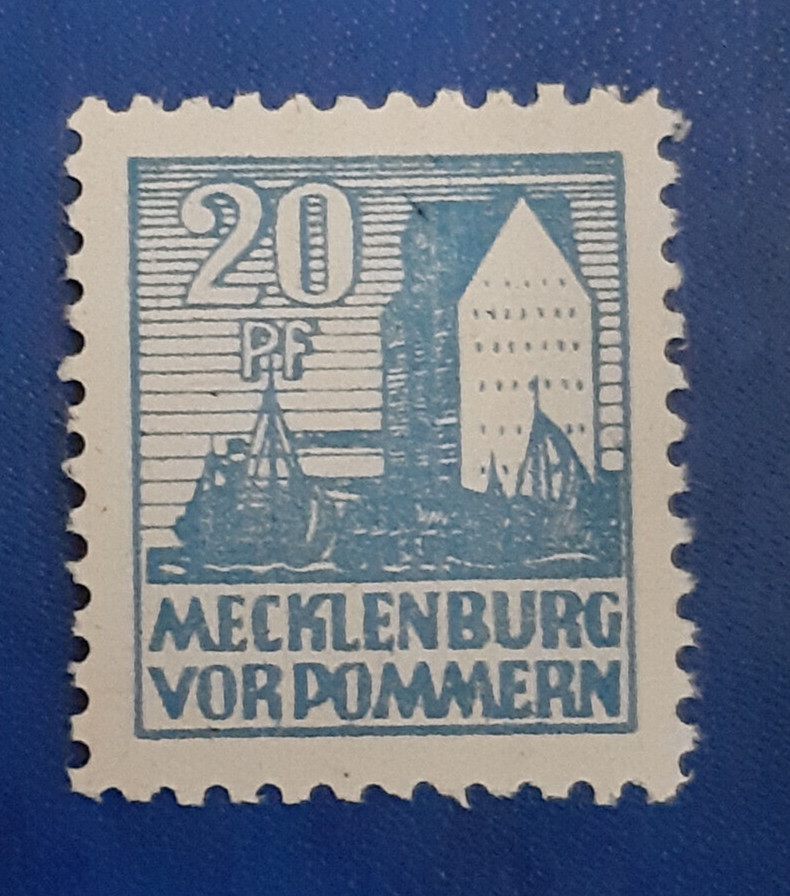 Germany Stamp Allied Occupation 20 Pfennig 1946 SBZ Mi. Nr. 38 a (20851)