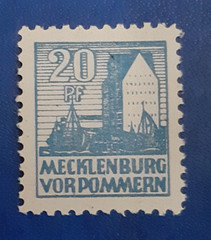 Germany Stamp Allied Occupation 20 Pfennig 1946 SBZ Mi. Nr. 38 a (20851)