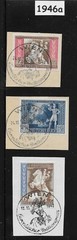 Stamp set Fancy Vienna Cancel WWII 1942 Postal Congress Vienna Austria #1946a
