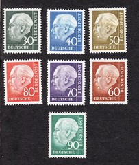 Germany MINT NEVER HINGED Mi 259-65 Michel 2007 $50+ E