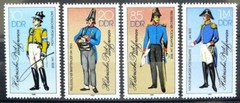 Germany DDR Stamps – Historic Postal Uniforms_1986-MNH.