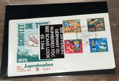 SIX DIFFERENT GERMANY 🇩🇪 NUMBERED FDC SEE SCANS LOOK 👀 1346