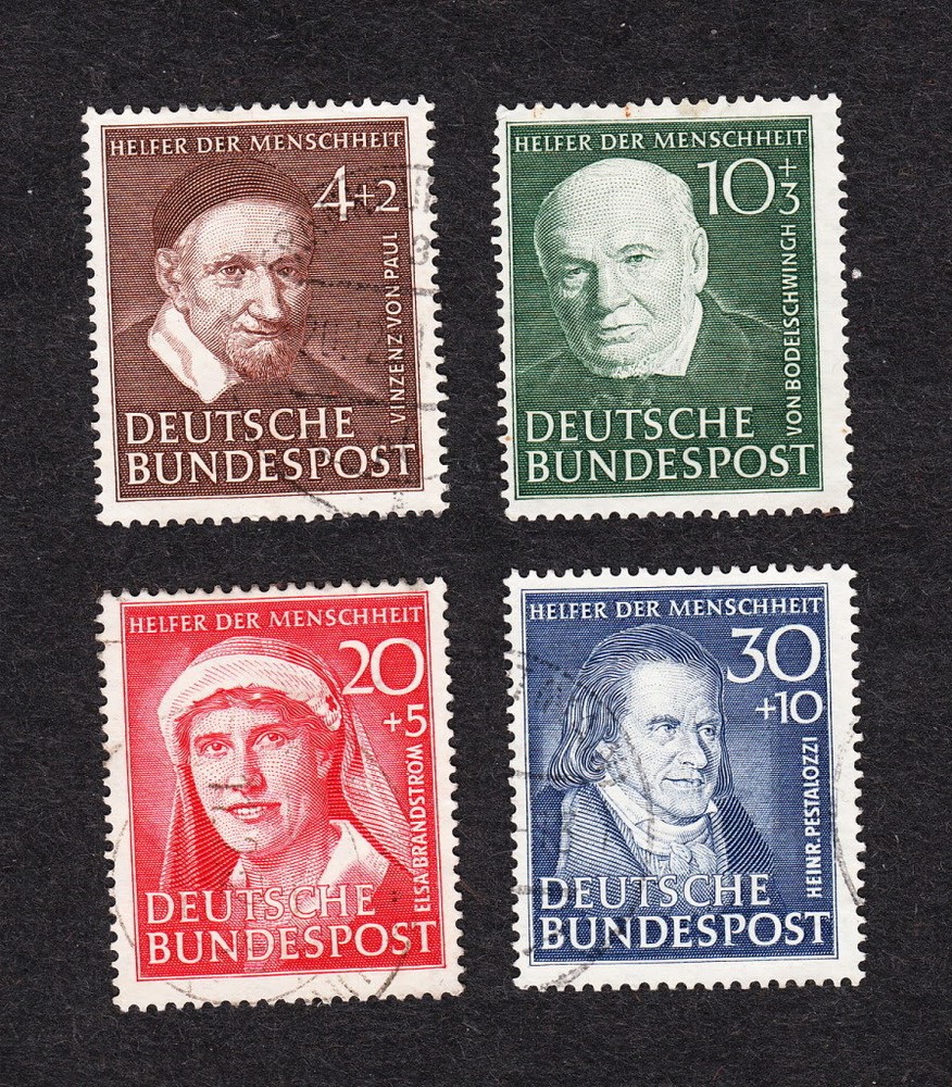 Germany Mi 143-46 Scott B320-23 Michel 2007 $170+ USED E
