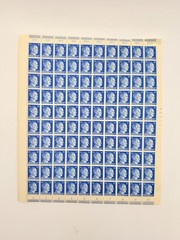 WWII Germany 20pf Deutsches Reich Stamp Sheets OG MNH Blue 11 Sheets