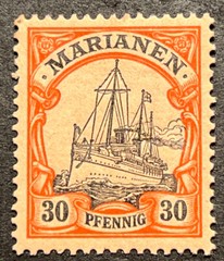 Travelstamps: GERMANY MARIANEN STAMPS Stamps Kaiser’s Yacht Mint OG H UNWMK