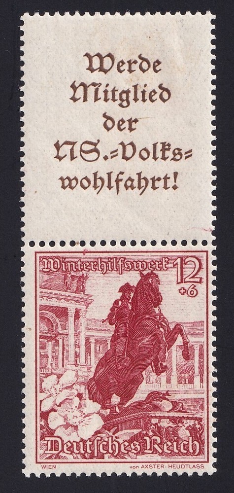 Germany Zusammendrucke S255 Unused OG PH – 1938 Landscapes Winterhilfswerk